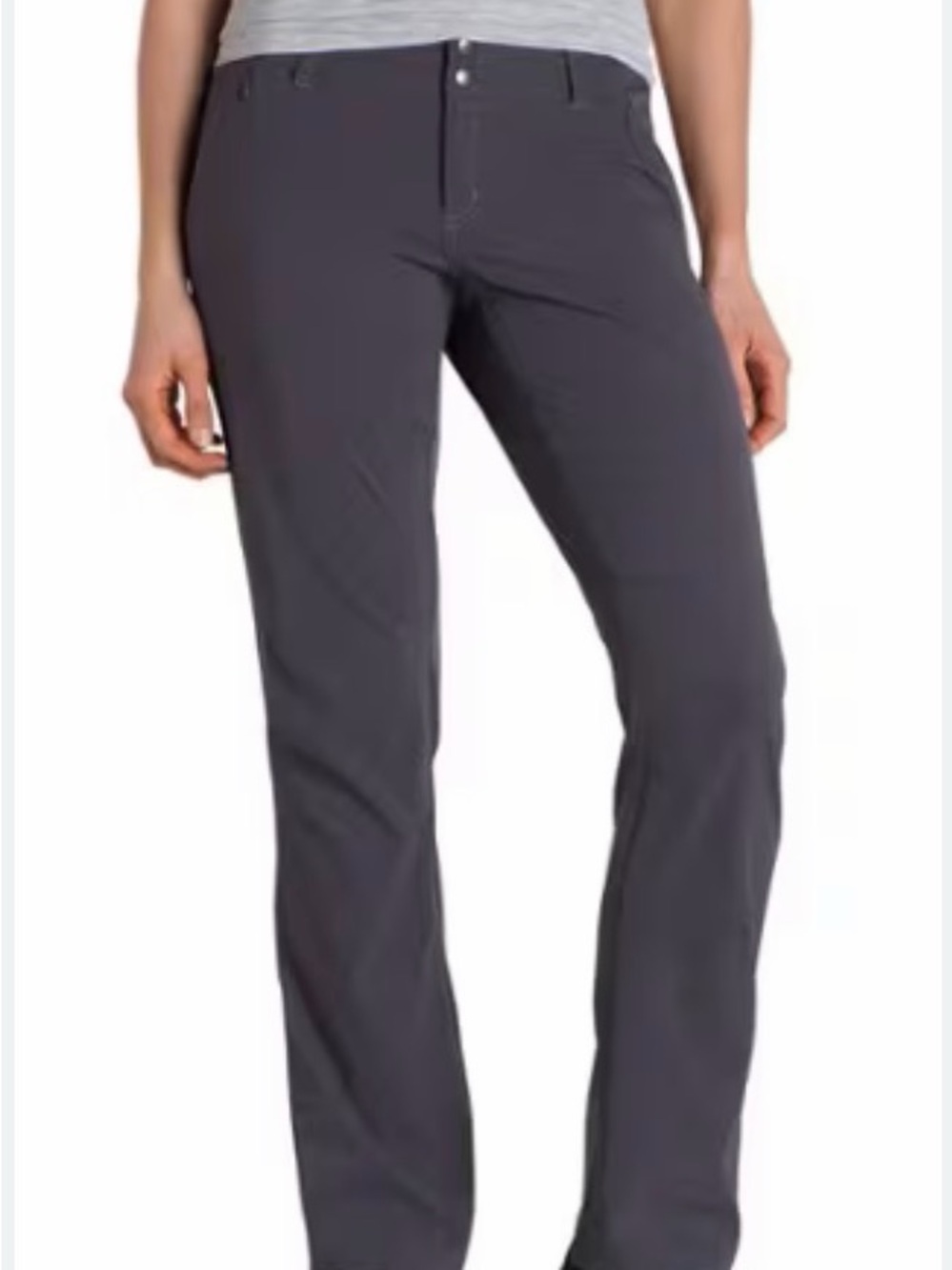 Kuhl Women's Straight-Leg Pants in Charcoal Gray Size 14 ‘NWT’